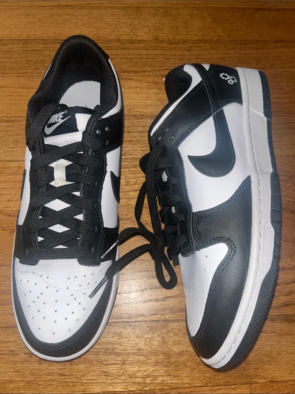 NIKE Unisex Dunk Low Retro DD1391-100 Panda Sneaker Shoes Black White Men's 8.5